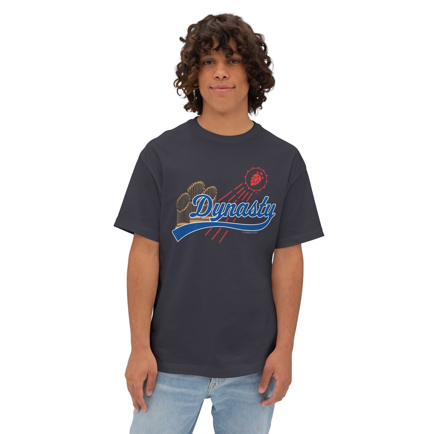 LA Sports Tribute 2 - Street Drape T - Dark Grey