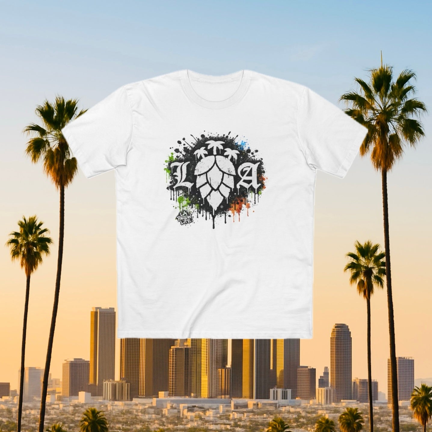 Very LA Drip - Crisp Classic T - White