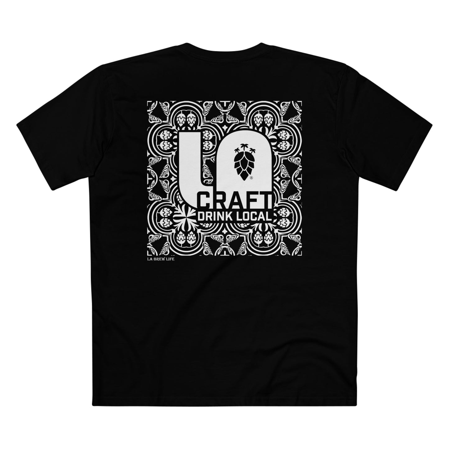 LA Craft Hop Deco - Crisp Classic T - Black/Navy