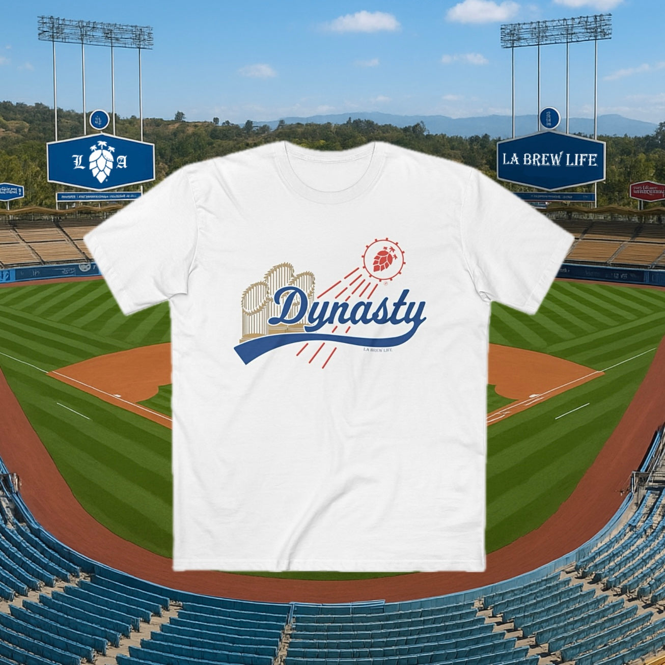LA Sports Tribute 2 - Crisp Classic T - White