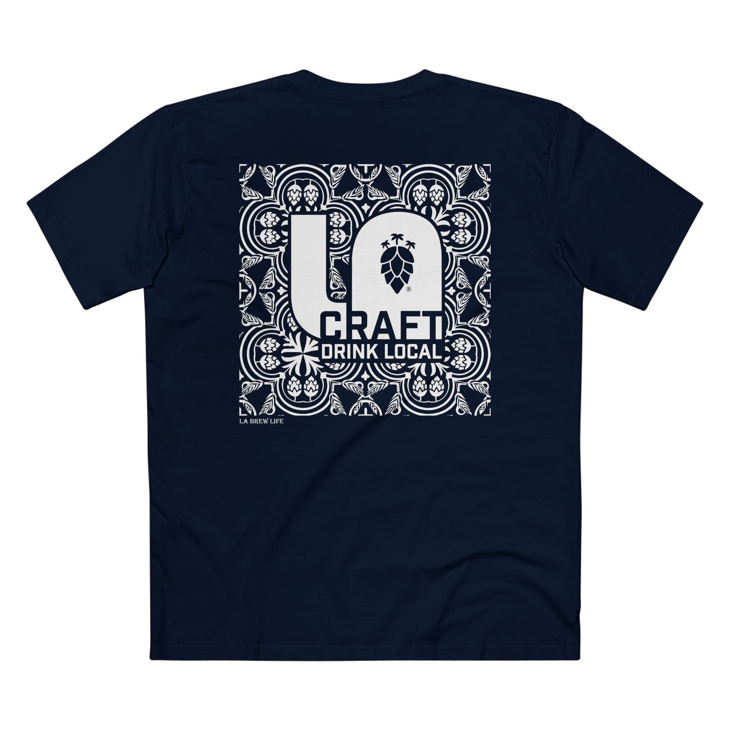 LA Craft Hop Deco - Crisp Classic T - Black/Navy