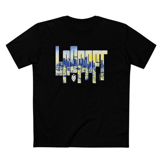 LA Craft Skyline - Crisp Classic T -Black/Charcoal